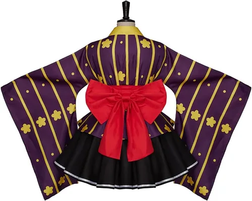 Vista 4 de Saniplaycos Anime Trafalgar D. Water Law Lolita Kimono Vestido Luffy Cosplay Traje Traje Halloween Carnaval Traje para Mujer