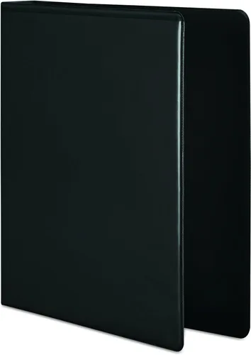 Vista 2 de Wilson Jones - Carpeta con anillas en D, hojas de 3 pulgadas, 8.5 x 11 pulgadas, sin PVC, básica, serie 386, personalizable, negro (W386-49BA)