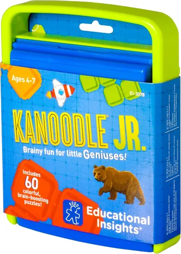 Vista 7 de Educational Insights Kanoodle Jr. - Rompecabezas cerebrales 3D, juego de cerebro para un jugador, divertidos juegos de viaje para niños, desafiantes