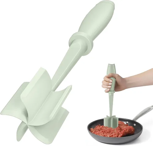 Vista 8 de Picadora de carne, mejora la picadora de hamburguesas, picadora de carne premium resistente al calor para carne molida de res, carne de pavo molida