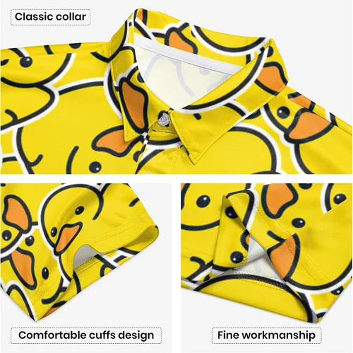 Vista 84 de Camisa de golf de los años 80 para hombre, ajuste seco, manga corta, estampada, divertidas, camisas de golf de los años 90 para hombre