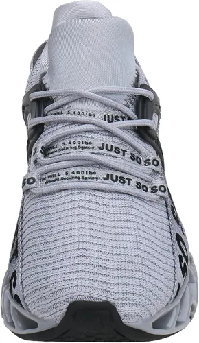Vista 7 de COKAFIL - Zapatos de correr para hombre, tenis atléticos con bordes para caminar