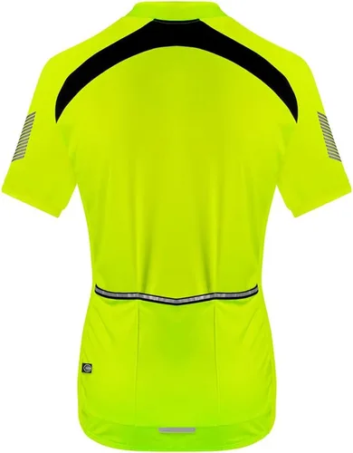 Vista 2 de Men's Elite Cycling Jersey High Visibility Performance Bike Jersey Made in USA