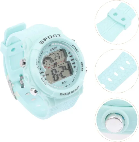 Vista 8 de Sosoport Reloj deportivo digital para hombre, pantalla LED, impermeable, casual, con alarma, simple