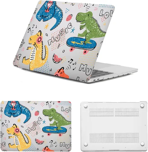 Vista 31 de Funda protectora para MacBook Air de 11 pulgadas 2015 2014 2013 2012 2011 2010 A1465 A1370, diseño de patrón de plástico, funda para laptop