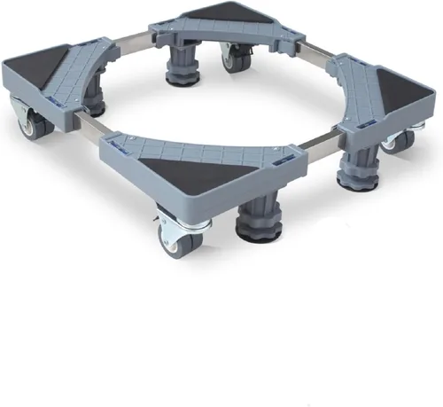 Vista 9 de Kit de apilamiento MaxWorks para lavadora y secadora, kit de apilamiento universal para lavadora y secadora con estantes extraíbles