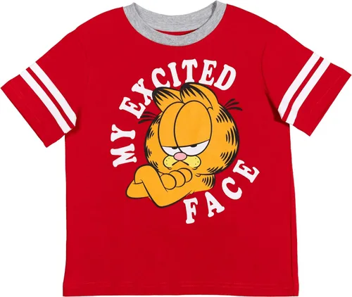 Vista 6 de Garfield 3 Pack Camiseta Manga Corta Naranja Rojo Gris