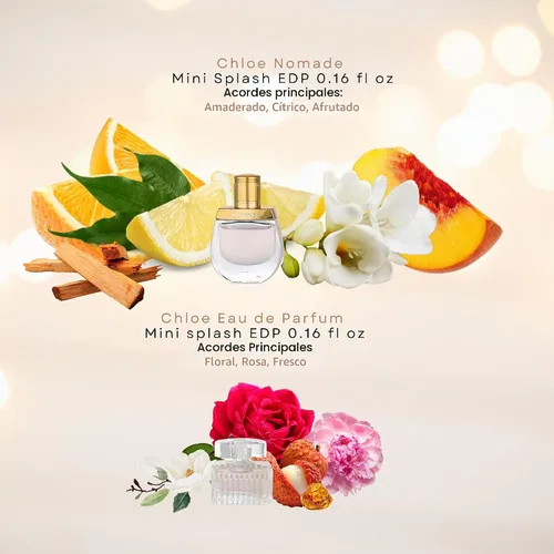 Vista 5 de Set de regalo mini de fragancia Chloe para mujer – colección Splash de 4 piezas