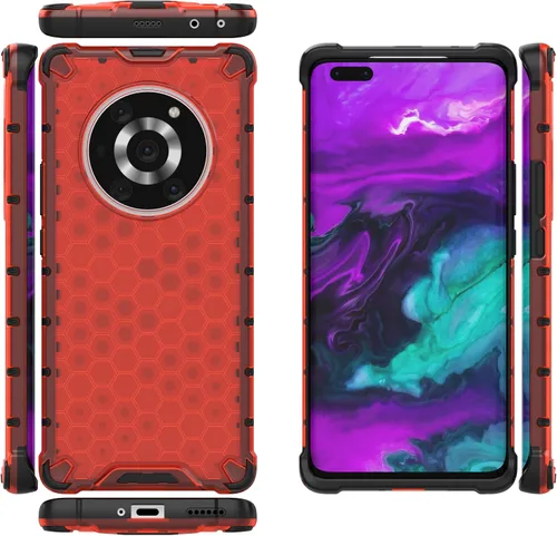 Vista 309 de Funda para Honor Magic3 5G, funda para Honor Magic3 5G Case 2 en 1 Funda para teléfono Negro