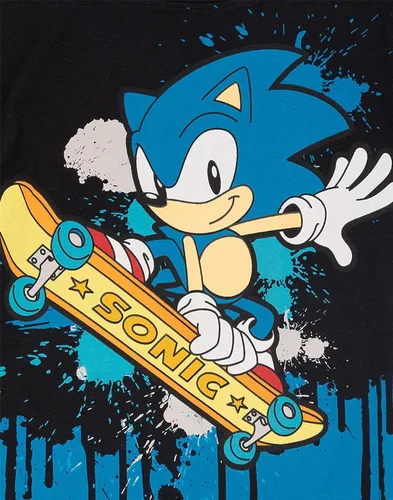 Vista 5 de Sonic the Hedgehog Skating Boys T-Shirt - 10-11 Years