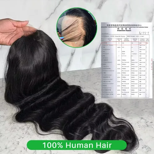Vista 5 de Wear and Go - Pelucas de cabello humano sin pegamento, precortadas, pelucas de encaje frontal de cabello humano ondulado con cordón, densidad 180