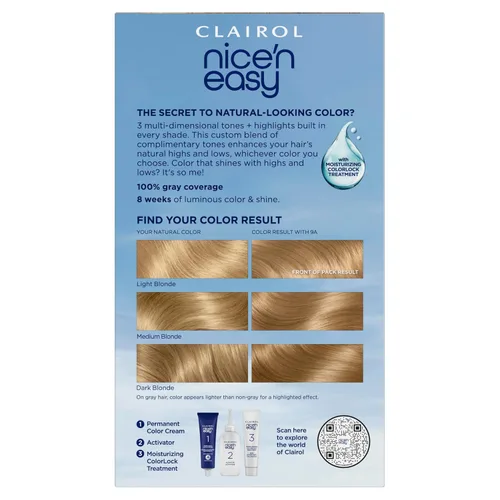 Vista 91 de Clairol Nice'n Easy - Tinte permanente para el cabello, color castaño medio 5, paquete de 3 unidades 5 Marrón medio