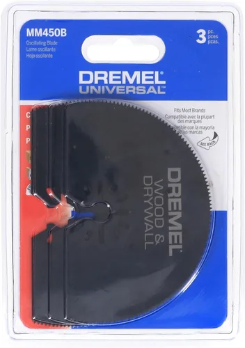 Vista 2 de Dremel MM450 Multi-Max - Hoja de sierra oscilante de media luna, accesorio para herramientas oscilantes, perfecto para cortar madera y paneles