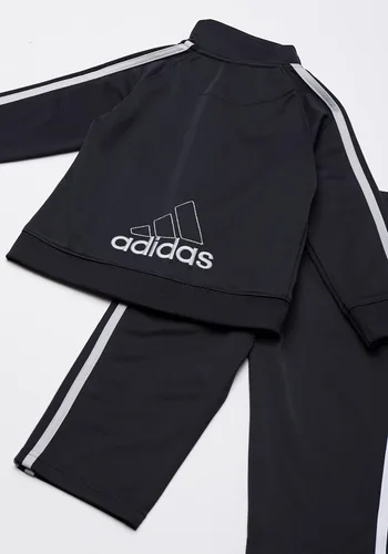 Vista 3 de adidas Tricot - Conjunto de ropa de chaqueta y pantalón para niño
