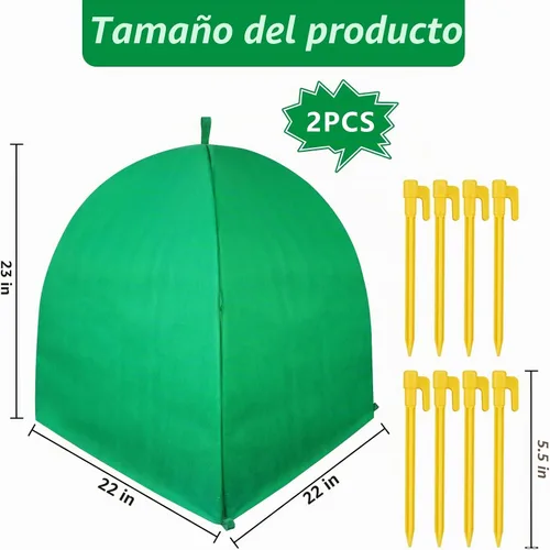 Vista 2 de GJL Paquete de 2 cubiertas para plantas de invierno, protección contra