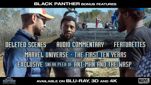 Vista 5 de Black Panther 3D Blu-Ray 2018 Region Free