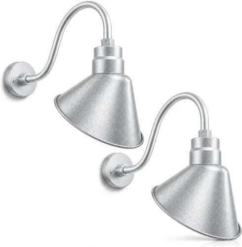 Vista 37 de Luz de letrero de cuello de cisne con pantalla angular negra satinada, 5000 Negro satinado (1 paquete)