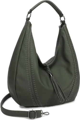 Vista 2 de Bolsos Hobo para mujer, bolsos grandes, bolsos de diseñador de piel sintética de gran tamaño, bolsos cruzados de hombro elegantes