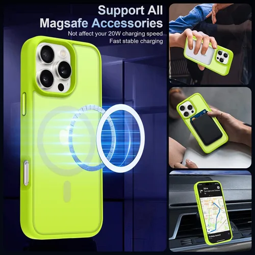 Vista 434 de MOCCA - Funda magnética resistente para iPhone XR de 6.1 pulgadas, compatible con MagSafe, funda con protección contra caídas de grado militar