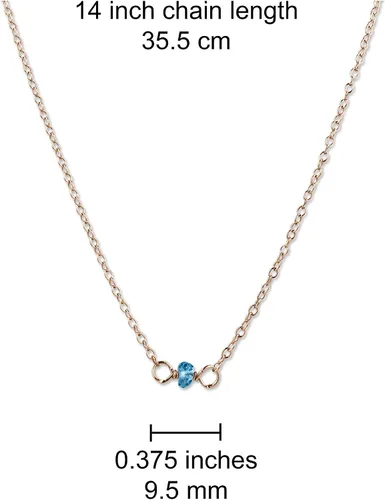 Vista 121 de Gargantilla de piedra natal – Regalo de cumpleaños, regalo para niña, mujer, amiga, hija, esposa, mamá, ella, joyas de piedras preciosas para uso