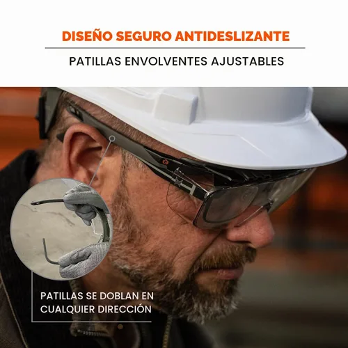 Vista 5 de Ergodyne Skullerz OSMIN OTG - Lentes de seguridad, antiniebla, antiarañazos