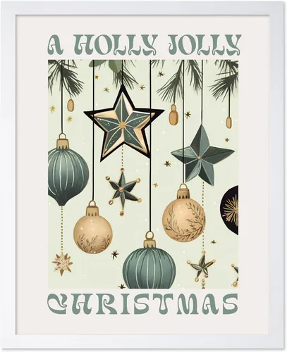 Vista 21 de Poster Master A Holly Jolly - Póster navideño, arte de invierno, diseño de pared moderno, regalo para hombres y mujeres, gran decoración para sala