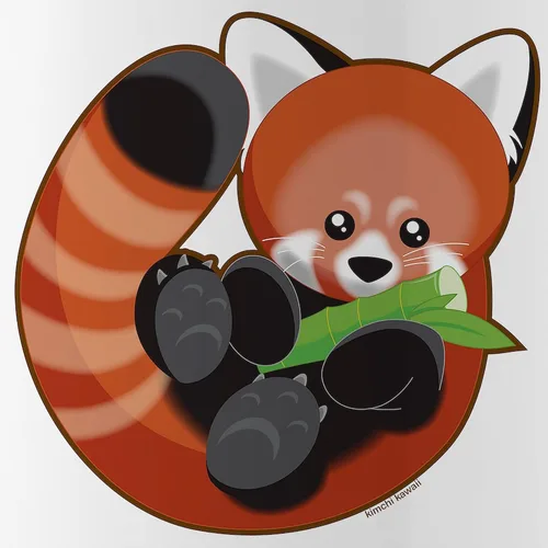Vista 2 de CafePress Red Panda - Botella de agua de acero inoxidable, 1 botella de agua de acero inoxidable de 34 onzas