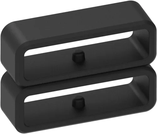 Vista 7 de Anillos de sujeción de repuesto compatibles con Garmin Forerunner 220 230 235 255 35 745 965 955 945 935 970 banda Cilp Connector Keepers Secure