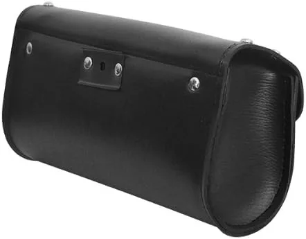 Vista 2 de Bolsa de parabrisas para motocicleta Leather and Chrome (lisa)