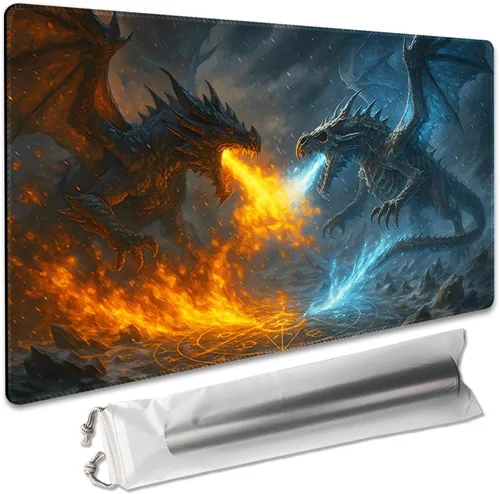 Vista 33 de Tapete de Juego de Mesa Premium de 24x14 pulgadas TCG Compatible con OCG CCG RPG MTG Tapetes de Juego, Alfombrilla de Ratón Tapete de Escritorio