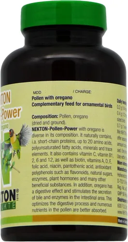 Vista 2 de Nekton Polen para pájaros 90 g/ 3.1oz