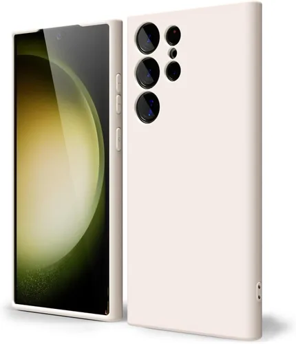 Vista 126 de oakxco Funda para teléfono Samsung Galaxy S8 de silicona líquida, delgada y fina de gel de goma suave TPU cubierta protectora simple llana