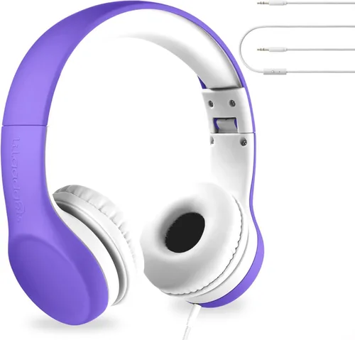 Vista 16 de LilGadgets Connect+ Pro - Auriculares con cable para niños con micrófono, limitación de volumen con cable, tecnología SharePort y acolchado