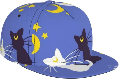 Vista 10 de Cartoon Animal Baseball Cap for Men Women Classic Snapback Hip Hop Flat Bill Brim Adjustable Visor Beach Trucker Hat