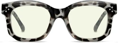 Vista 10 de Eyekepper Gafas de lectura para mujeres con bloqueo de luz azul, diseño retro, lectores de computadora - negro Negro-2002