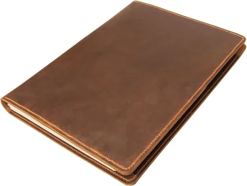Vista 2 de Folio de cuero personalizado del negocio, para los cojines legales de la escritura del cojín de los tops/cartera del trabajo del tamaño del cuero