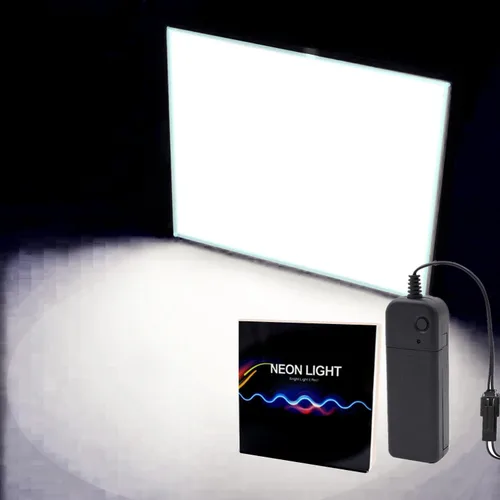 Vista 11 de El Panel de luz – 2 piezas 3.9 x 3.9 in DIY Electroluminiscente Cuttable Máscara Iluminación de Ojos DIY Cosplay Fiesta Decoración
