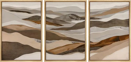 Vista 19 de SIGNWIN Lienzo enmarcado para pared, juego de arte dramático de cielo tormentoso, ilustraciones de paisaje nuboso Moody, arte moderno decorativo