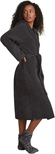 Vista 6 de Barefoot Dreams CozyChic - Bata acanalada con capucha