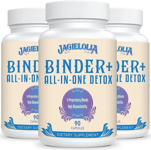 Vista 10 de Jagielolia Suplemento Detoxificador Todo en Uno 1500 MG - Alta Biodisponibilidad, Limpieza Detox del Hígado y del Intestino con Carbón Activado