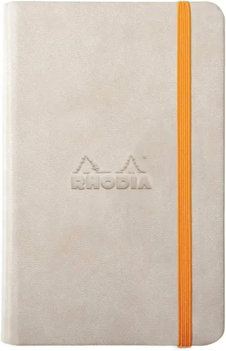 Vista 7 de Rhodia Rhodiarama Cuaderno Web A5, 5.5 in x 8.25 in, Rayado - Anís (118746)