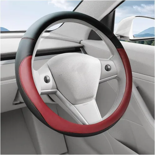 Vista 8 de Funda para Volante de Auto, 15 Pulgadas de Cuero Antideslizante y Transpirable para Vehículo con Sensación Cómoda, Accesorios