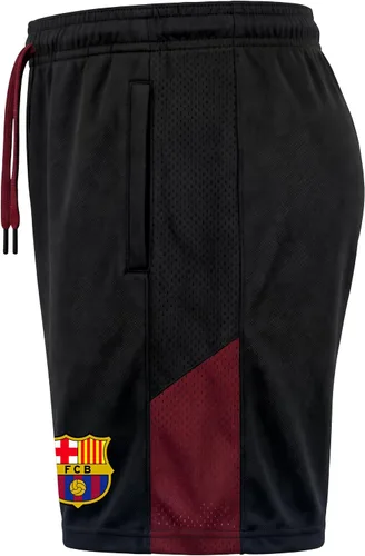 Vista 6 de Icon Sports Officially Licensed FC Barcelona Soccer Shorts - Unisex Kids