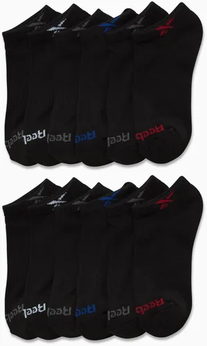Vista 2 de Reebok Calcetines deportivos de corte bajo para niño (paquete de 12)