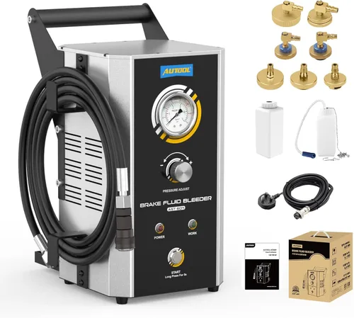 Vista 11 de AUTOOL Kit de purga de cilindro maestro, 20 adaptadores de purga de presión