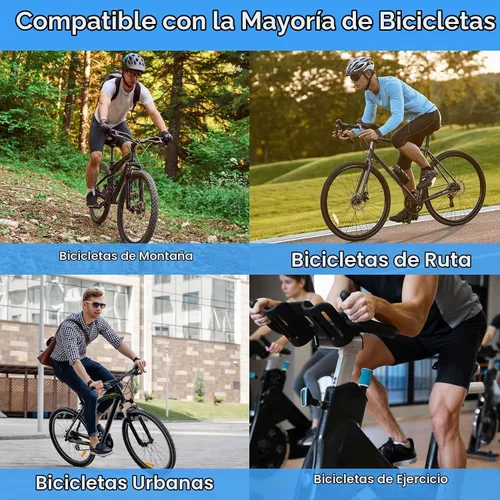 Vista 7 de MSDADA Asiento de bicicleta de gel, cómodo sillín de bicicleta con cojín suave acolchado para hombres, mujeres, niños, impermeable, montaña Azul