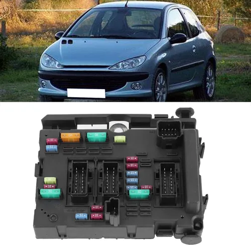 Vista 8 de Peugeot 206 caja de fusible Peugeot 206 Accesorios de caja de coche 9657608580 se adapta a Peugeot 206 207 C2 307 Picasso Senna
