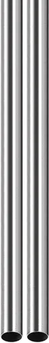 Vista 7 de DTGN Tubo de acero inoxidable 304 de 0.118 in x 0.008 in x 9.843 in (ODxWall TxL) - Paquete de 2 - Bueno para equipos de maquinaria - Tubería