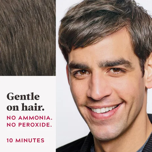 Vista 4 de Solo para hombres Auto Stop, tintura química para el cabello, 1, marrón (Medium Dark Brown)