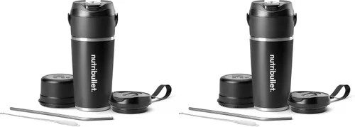 Vista 19 de nutribullet Batidora portátil abatible con vaso aislante, inalámbrico, negro, NBPB50350AK